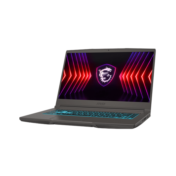 MSI Gaming NB Thin 15 B12VE-2283, 15.6" FHD 144Hz, i7-12650H, 16GB, 512GB M.2, RTX 4050 6GB, NOOS, Fekete - Image 2