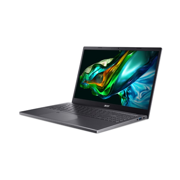 ACER Aspire A515-57-550A, 15.6" FHD IPS, Intel Core i5-12450H, 16GB, 1TB SSD, UMA, DOS, acélszürke - Image 2