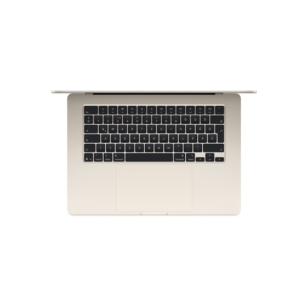 Apple Macbook Air 15.6"  M4 10C CPU/10C GPU, 16GB/512GB - Starlight - HUN KB - Image 2