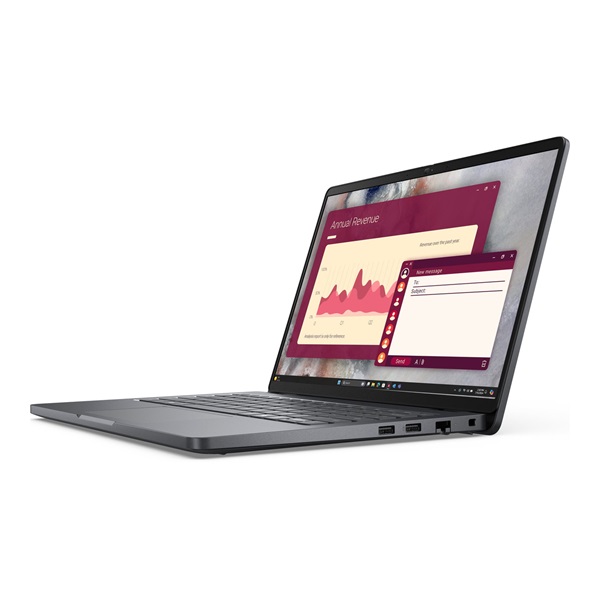 DELL Pro 14 (PC14250) 14.0" FHD+, Intel Core Ultra 7 265U (5.3GHz), 16GB, 512GB SSD, Win11 Pro, Ezüst - Image 2