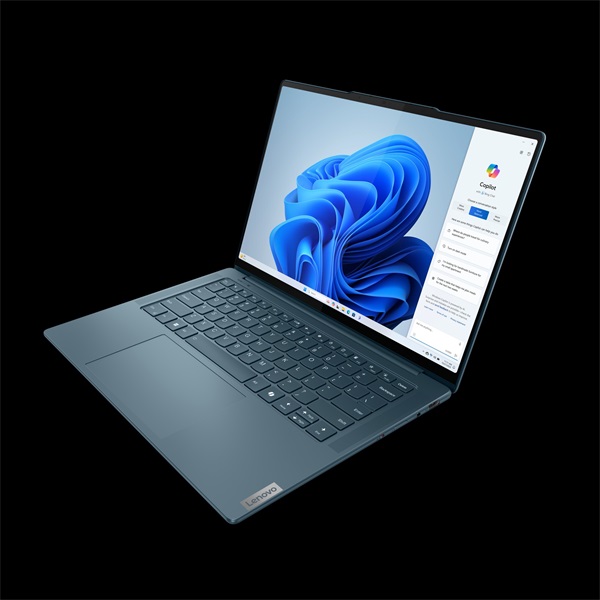 LENOVO Yoga Pro 7 14AHP9, 14.5" 2.5K, AMD Ryzen 7-8845HS, 16GB, 512GB SSD, nV RTX 3050 6GB, NoOS, Tidal Teal - Image 3