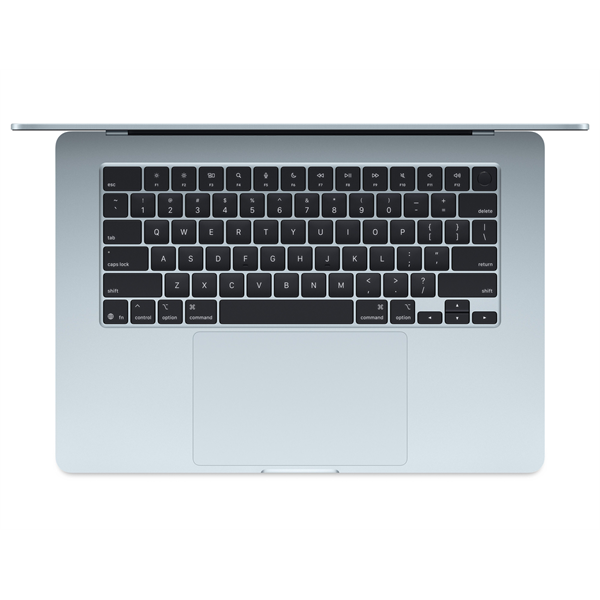 Apple Macbook Air 15.6" M4 10C CPU/10C GPU, 16GB/512GB - Sky Blue - HUN KB - Image 2