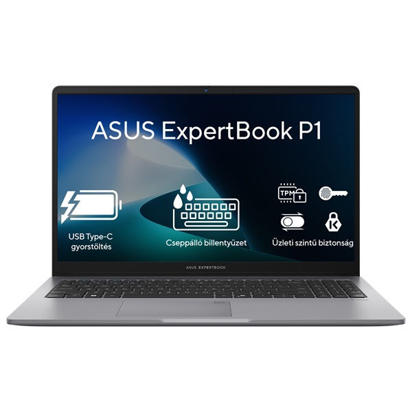 ASUS COM NB Expertbook P1403CVA-S60777 14" FHD, i5-13420H, 16GB, 512GB M.2, INT, NOOS, Szürke - Image 6