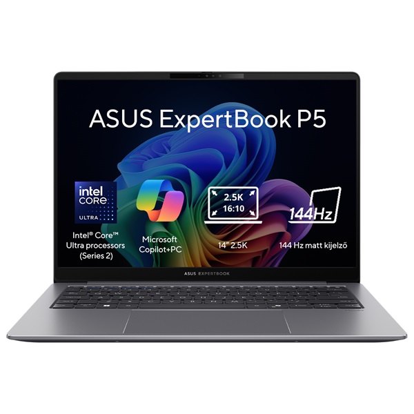 ASUS COM NB Expertbook P5405CSA-NZ0397W, 14" WQXGA, Intel® Core 5 228V, 32GB, 1TB M.2, INT, WIN11H, Szürke - Image 3