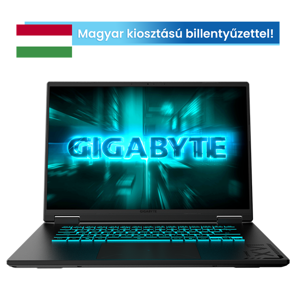 GIGABYTE GAMING A16 3VH 16" WUXGA (165Hz), AMD Ryzen 7 260 (8C/5.1Ghz), 16GB, 1TB SSD, RTX 5060, Magyar billentyű - Image 2