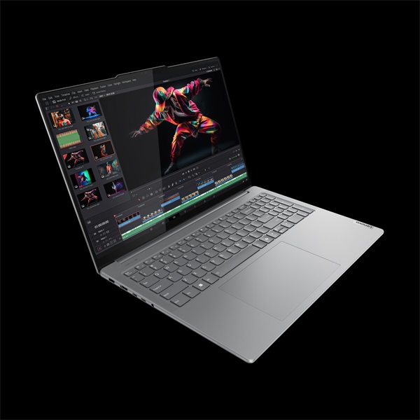LENOVO Yoga Pro 9 16IAH10, 16.0" 3.2K Touch, Intel Core U9 285H, 64GB, 2TB SSD, nV RTX5070 8GB, Win11 Home, Luna Grey - Image 2