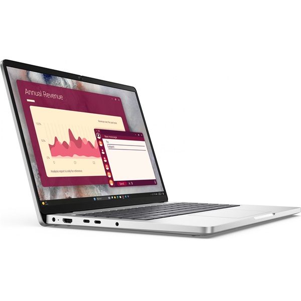 DELL Pro 14 (PC14250) 14.0" FHD+, Intel Core Ultra 5 235U (4.9GHz), 16GB, 1TB SSD, Win 11 Pro, Ezüst - Image 3