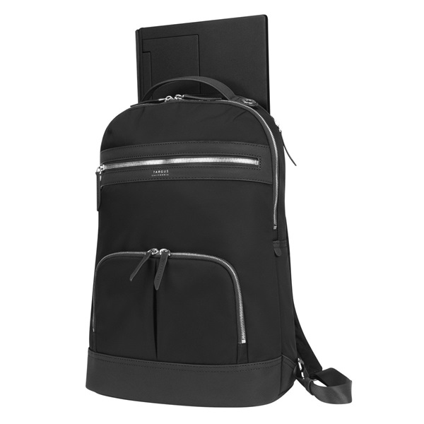 TARGUS NŐI Notebook hátizsák TBB599GL, 15” Newport Backpack - Black - Image 13