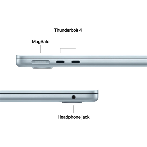 Apple Macbook Air 13,6" M5 10C CPU/10C GPU, 24GB/512GB - Sky Blue - HUN KB - Image 2
