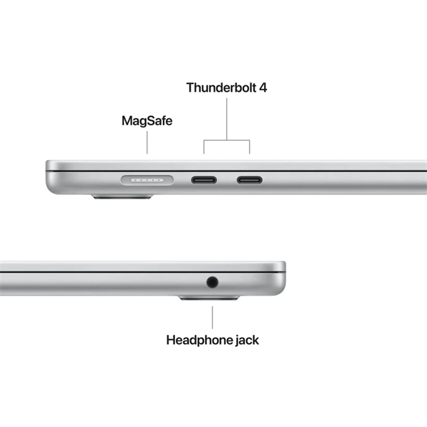 Apple Macbook Air 15,3" M5 10C CPU/10C GPU, 16GB/2TB - Silver - HUN KB - Image 3
