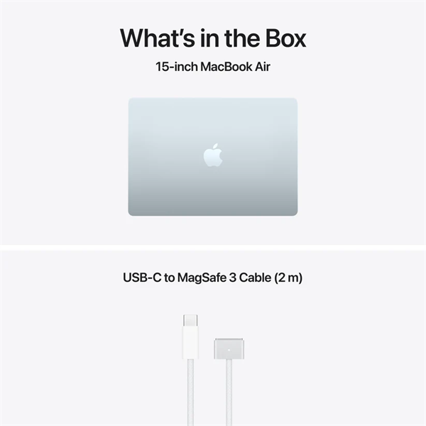 Apple Macbook Air 15,3" M5 10C CPU/10C GPU, 32GB/1TB - Sky Blue - HUN KB - Image 4
