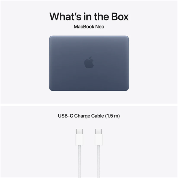 Apple Macbook NEO, 13" A18 PRO , 8GB/512GB -  Indigo - HUN KB - Image 3