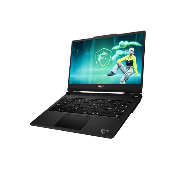 MSI Gaming NB Cyborg 15 Max C2WF-224, 15,6" FHD 144Hz, Core 7 240H, 16GB (1x16), 512GB M.2, RTX 5060 8GB, NOOS, Fekete - Image 2