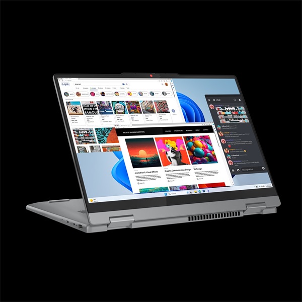 LENOVO IdeaPad 5 2-in-1 14AGP11, 14,0" WUXGA Touch, AMD Ryzen AI 7 445, 16GB, 512GB, NoOS, NoAdp, Luna Grey - Image 2