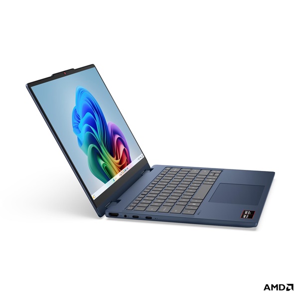 LENOVO IdeaPad 5 2-in-1 14AHP11, 14,0" WUXGA Touch, AMD Ryzen 7 250, 16GB, 512GB, NoOS, NoAdp, Cosmic Blue - Image 2