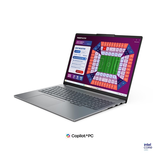 LENOVO IdeaPad Pro 5 16IPH11, 16,0" 2.8K, Intel Core U9 386H, 32GB, 1TB, nV RTX5060 8GB, NoOS, Luna Grey - Image 3