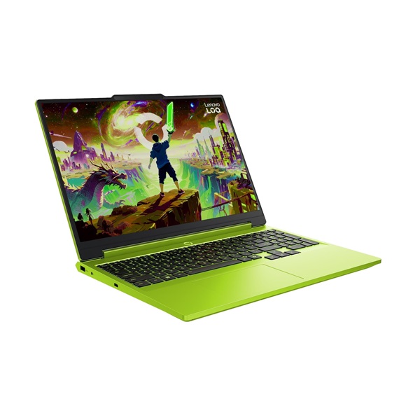 LENOVO LOQ 15AHP11, 15,3" WUXGA, AMD Ryzen 7 250, 16GB, 512GB, nV RTX5050 8GB, NoOS, Surge Green - Image 2