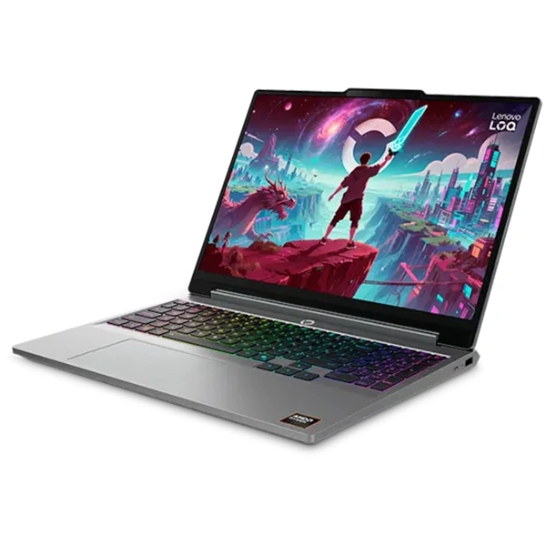 LENOVO LOQ 15AHP11, 15,3" WUXGA, AMD Ryzen 7 250, 16GB, 512GB, nV RTX5050 8GB, NoOS, Luna Grey - Image 3