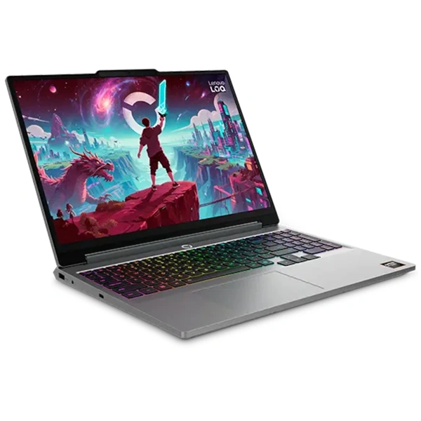 LENOVO LOQ 15AHP11, 15,3" WUXGA, AMD Ryzen 7 250, 16GB, 512GB, nV RTX5050 8GB, NoOS, Luna Grey - Image 2