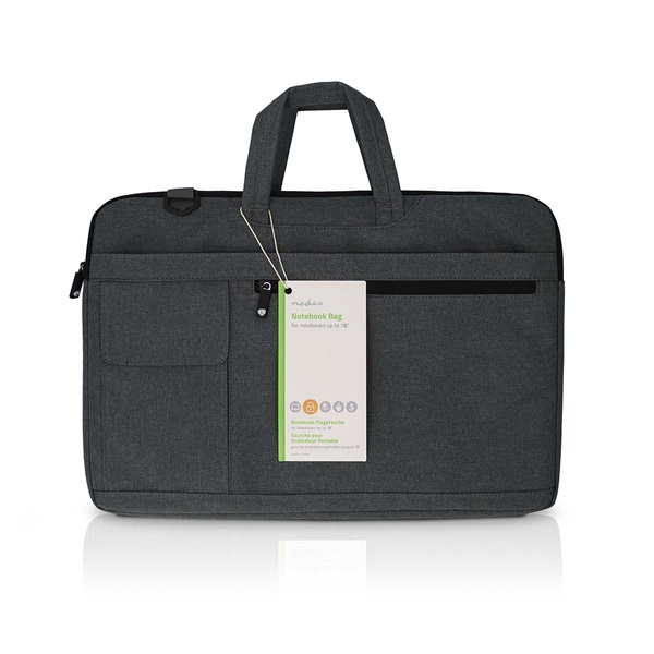 Nedis NBBG17150BK notebook / laptop táska 17 - 18" | Hordóöv | 8 rekesz | 30 mm | 320 mm | 460 mm - Image 5